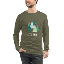 Load image into Gallery viewer, LET IT SNOW Unisex Long Sleeve Tee
