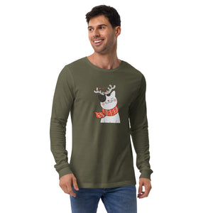 CHRISTMAS CAT Unisex Long Sleeve Tee