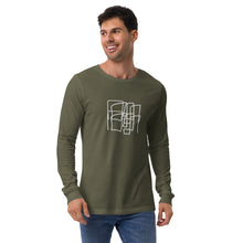 Load image into Gallery viewer, MODERN LINES Unisex Long Sleeve Tee
