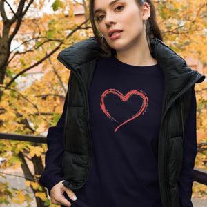 HEART Unisex Long Sleeve Tee