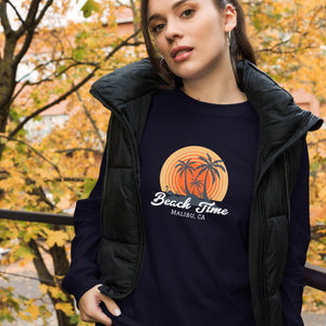 BEACH TIME Unisex Long Sleeve Tee