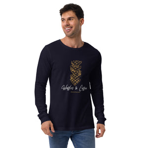 WAFFLES AND COFFEE Unisex Long Sleeve Tee