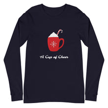 Load image into Gallery viewer, A CUP OF CHEER Unisex Long Sleeve Tee
