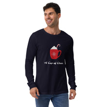 Load image into Gallery viewer, A CUP OF CHEER Unisex Long Sleeve Tee
