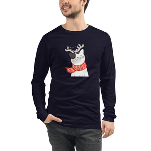 CHRISTMAS CAT Unisex Long Sleeve Tee