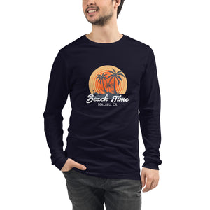 BEACH TIME Unisex Long Sleeve Tee