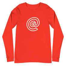 Load image into Gallery viewer, @ Unisex Long Sleeve Tee
