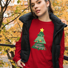 Load image into Gallery viewer, MERRY CHRISTMAS Unisex Long Sleeve Tee
