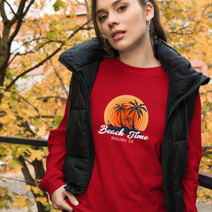 BEACH TIME Unisex Long Sleeve Tee