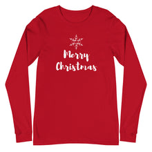 Load image into Gallery viewer, MERRY CHRISTMAS Unisex Long Sleeve Tee
