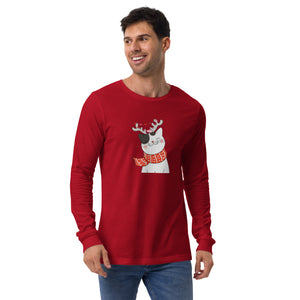 CHRISTMAS CAT Unisex Long Sleeve Tee