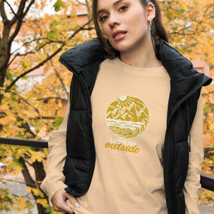 LET’S GO OUTSIDE Unisex Long Sleeve Tee