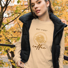 Load image into Gallery viewer, FIRST COFFEE Unisex Long Sleeve Tee
