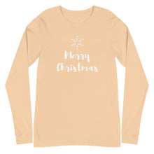 Load image into Gallery viewer, MERRY CHRISTMAS Unisex Long Sleeve Tee
