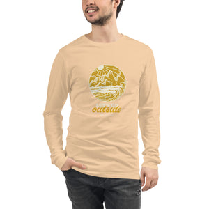 LET’S GO OUTSIDE Unisex Long Sleeve Tee