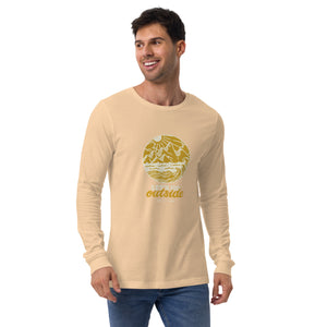 LET’S GO OUTSIDE Unisex Long Sleeve Tee