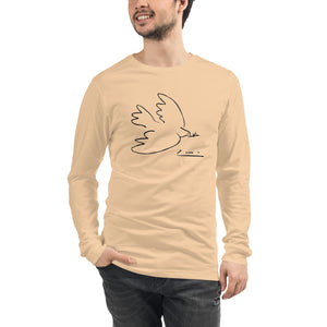 DOVE-PICASSO Unisex Long Sleeve Tee