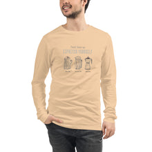 Load image into Gallery viewer, ESPRESSO YOURSELF Unisex Long Sleeve Tee
