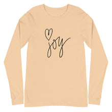 Load image into Gallery viewer, JOY Unisex Long Sleeve Tee
