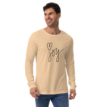 Load image into Gallery viewer, JOY Unisex Long Sleeve Tee
