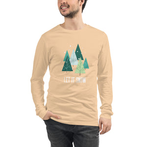 LET IT SNOW Unisex Long Sleeve Tee