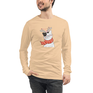 CHRISTMAS CAT Unisex Long Sleeve Tee