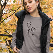 Load image into Gallery viewer, JOY Unisex Long Sleeve Tee
