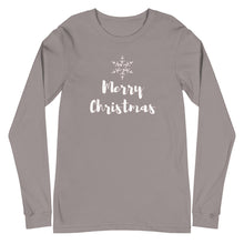 Load image into Gallery viewer, MERRY CHRISTMAS Unisex Long Sleeve Tee
