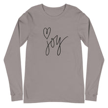 Load image into Gallery viewer, JOY Unisex Long Sleeve Tee
