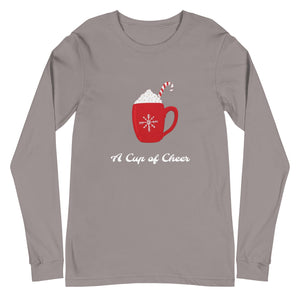 A CUP OF CHEER Unisex Long Sleeve Tee