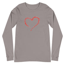 Load image into Gallery viewer, HEART Unisex Long Sleeve Tee
