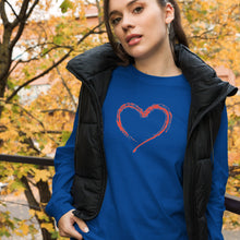 Load image into Gallery viewer, HEART Unisex Long Sleeve Tee
