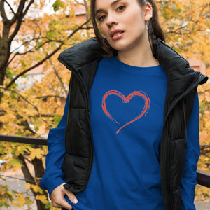 HEART Unisex Long Sleeve Tee