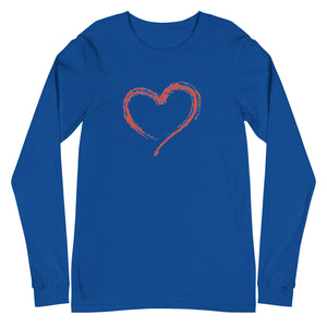 HEART Unisex Long Sleeve Tee