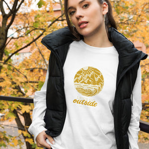 LET’S GO OUTSIDE Unisex Long Sleeve Tee