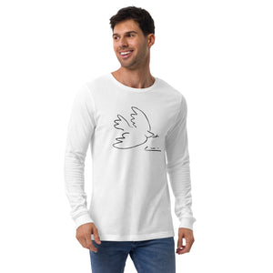 DOVE-PICASSO Unisex Long Sleeve Tee