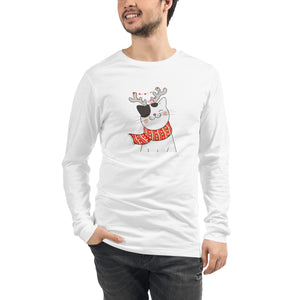 CHRISTMAS CAT Unisex Long Sleeve Tee