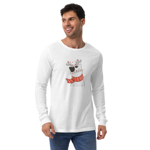 CHRISTMAS CAT Unisex Long Sleeve Tee