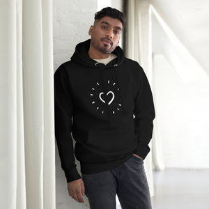 HEART AGLOW Unisex Hoodie