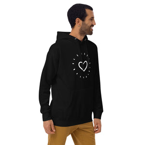 HEART AGLOW Unisex Hoodie