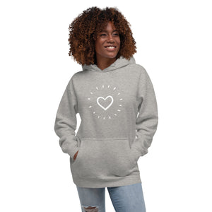 HEART AGLOW Unisex Hoodie