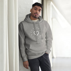 HEART AGLOW Unisex Hoodie