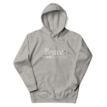 Load image into Gallery viewer, BRAVE AND STRONG Unisex Hoodie
