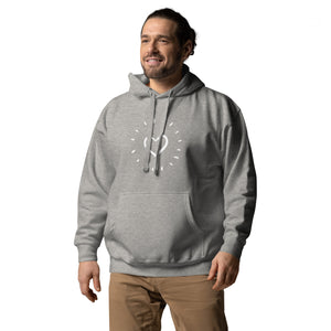 HEART AGLOW Unisex Hoodie