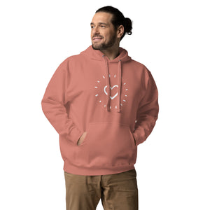 HEART AGLOW Unisex Hoodie