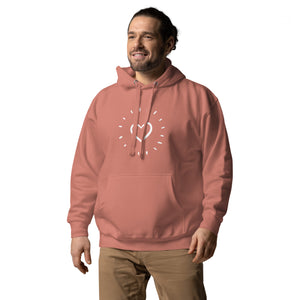 HEART AGLOW Unisex Hoodie