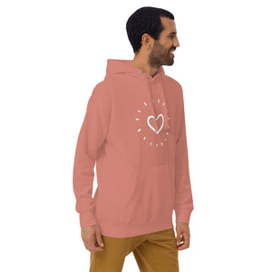 HEART AGLOW Unisex Hoodie