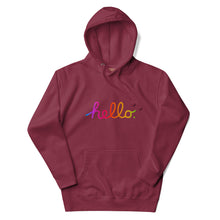 Load image into Gallery viewer, HELLO Unisex Hoodie
