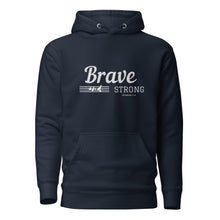 Load image into Gallery viewer, BRAVE AND STRONG Unisex Hoodie
