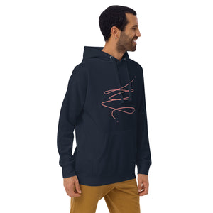 MODERN ART RED SWIRL Unisex Hoodie